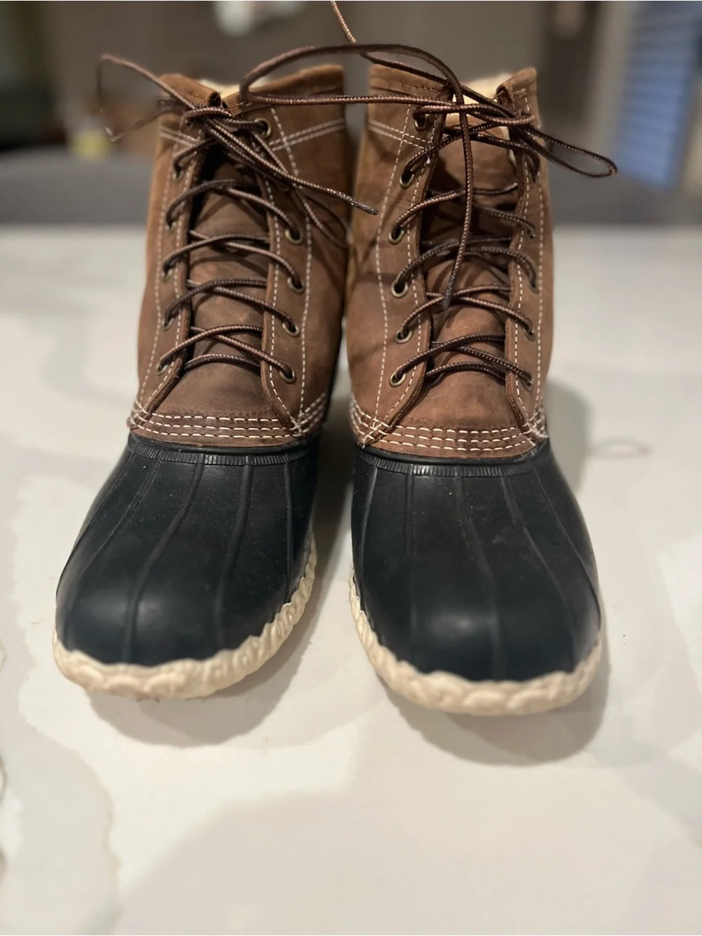 L.L. Bean Limited Edition Shearling Bean Boot Lace-Up Waterproof Never worn
